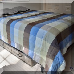F38. Pottery Barn Full size locker bed. - $275